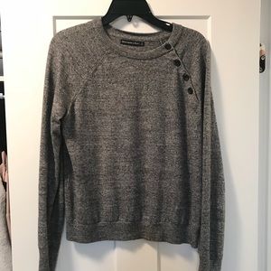 Abercrombie & Fitch charcoal gray sweater - Small
